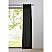 Ösenschal Transparent (B x H: 135 x 245 cm, 100 % Polyester, Schwarz) | BAUHAUS
