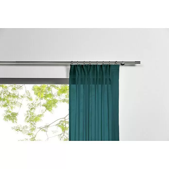 Schlaufenschal Transparent - B x H: 135 x 300 cm, 100 % Polyester, Türkis - Stimmungsaufnahme