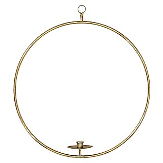 Kerzenhalter Ring (Gold, Durchmesser: 38,5 cm, Metall)