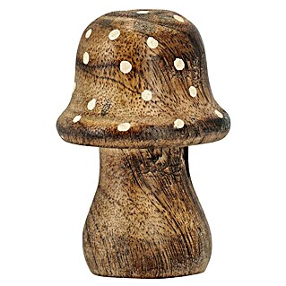 Dekofigur Pucky Pilz (Ø x H: 9 x 12 cm, Mangoholz)