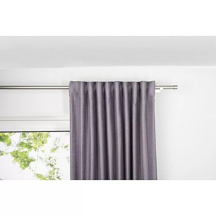 Schlaufenschal Leinen-Look - B x H: 135 x 300 cm, 100 % Polyester, Brombeere - Stimmungsaufnahme