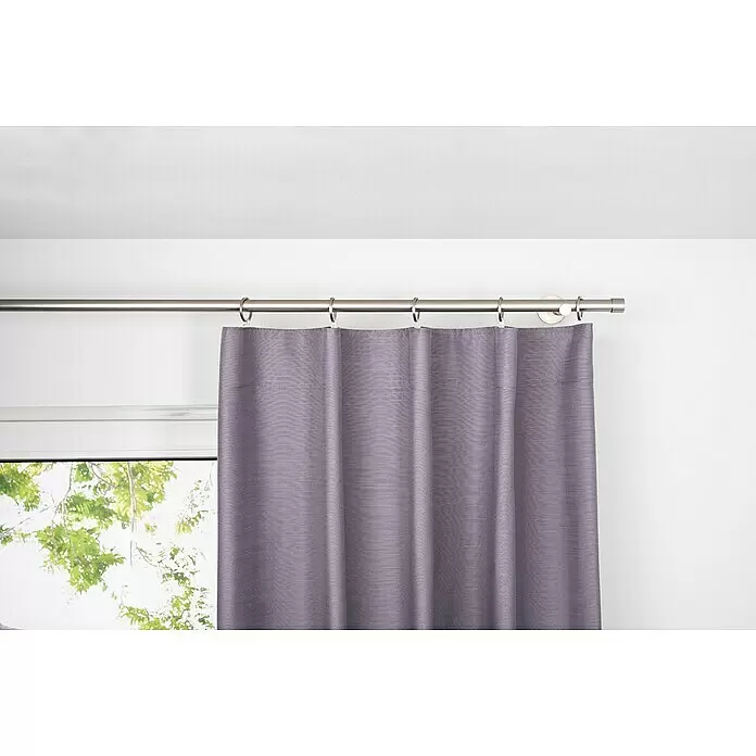 Schlaufenschal Leinen-Look - B x H: 135 x 300 cm, 100 % Polyester, Brombeere - Stimmungsaufnahme