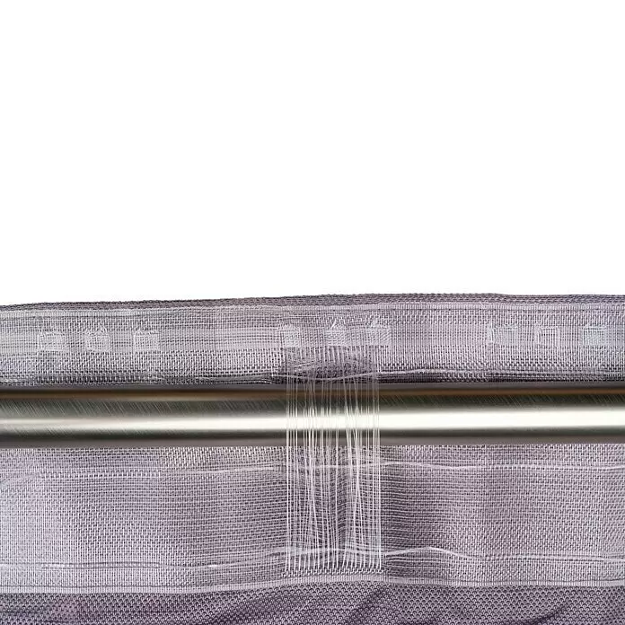 Schlaufenschal Leinen-Look - B x H: 135 x 300 cm, 100 % Polyester, Brombeere - Detailaufnahme