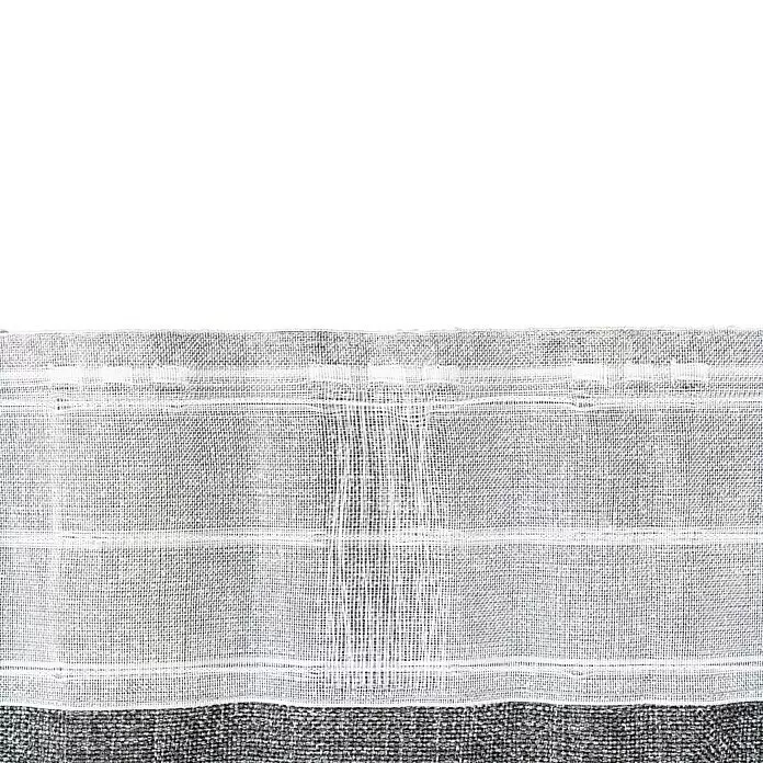 Schlaufenschal Chalet - B x H: 135 x 300 cm, 100 % Polyester, Anthrazit - Detailaufnahme