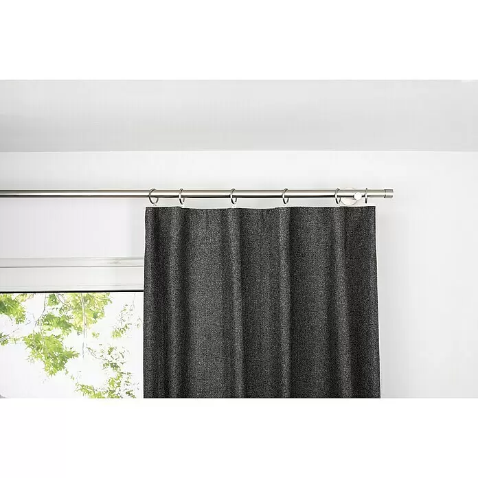 Schlaufenschal Chalet - B x H: 135 x 300 cm, 100 % Polyester, Anthrazit - Stimmungsaufnahme