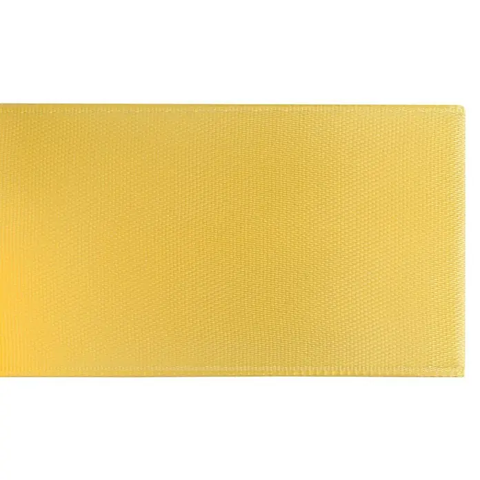 Glorex Satinband - 1 Stk., Gelb, L x B: 1.000 x 5,5 cm - Gelbes Wachsblatt. Ideal für Bienenwachstücher und als Basis für Waben im Bienenstock.