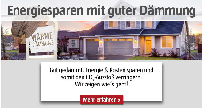 Energiesparen Dämmung