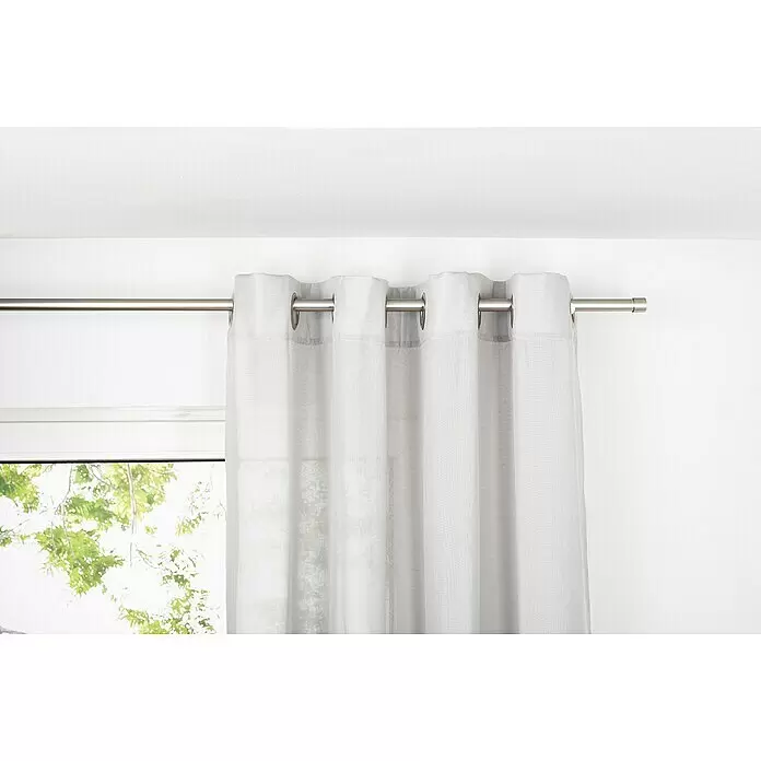 Ösenschal Breeze - B x H: 135 x 245 cm, 100 % Polyester, Grau - Stimmungsaufnahme