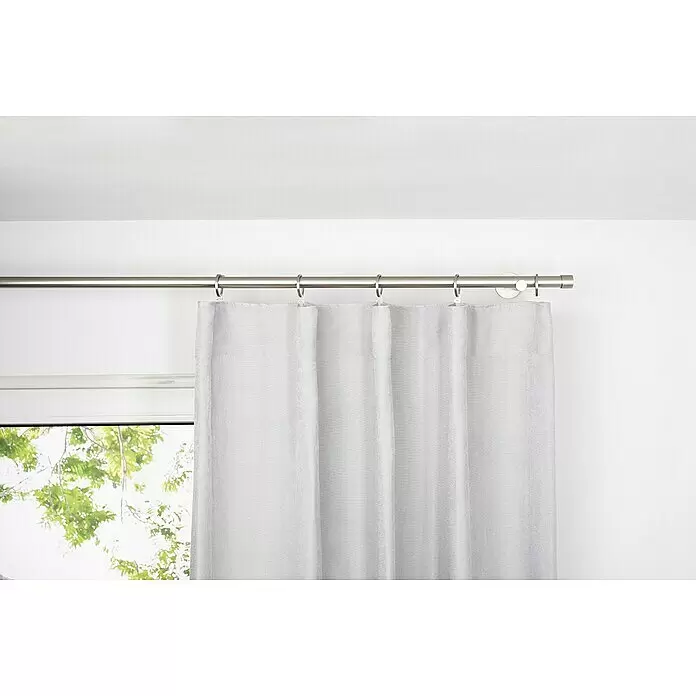 Verdunkelungsvorhang Dim - B x H: 135 x 300 cm, 100 % Polyester, Grau - Stimmungsaufnahme