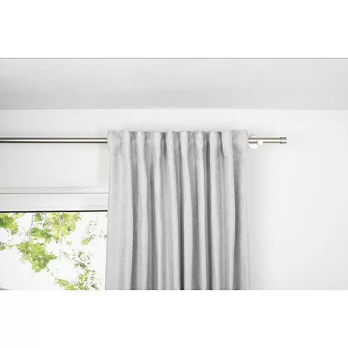 Verdunkelungsvorhang Dim - B x H: 135 x 300 cm, 100 % Polyester, Grau - Stimmungsaufnahme