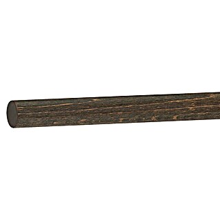 Gardinenstange Stab (Nussbaum, Länge: 160 cm, Durchmesser: 28 mm)