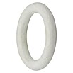 Rundring-Pack (Weiß lackiert, Passend für: Gardinenstangen Ø 28 mm, 10 Stk.) | BAUHAUS