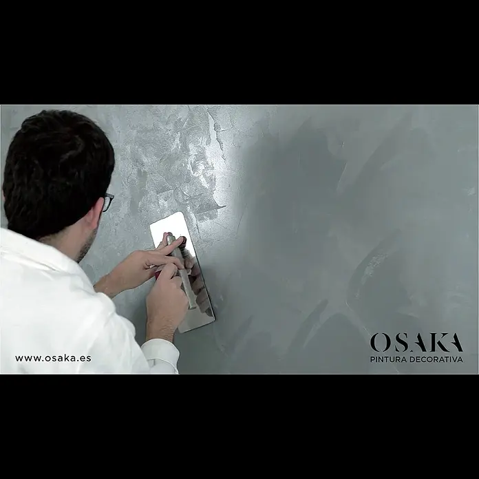 Osaka Yeso con efecto de color estuco Terciopelo Damasco - Plata, 2,5 l, Mate - Cmo aplicar correctamente la pintura de alta decoracin DAMASCO de OSAKAómo aplicar correctamente la pintura de alta decoración DAMASCO de OSAKA