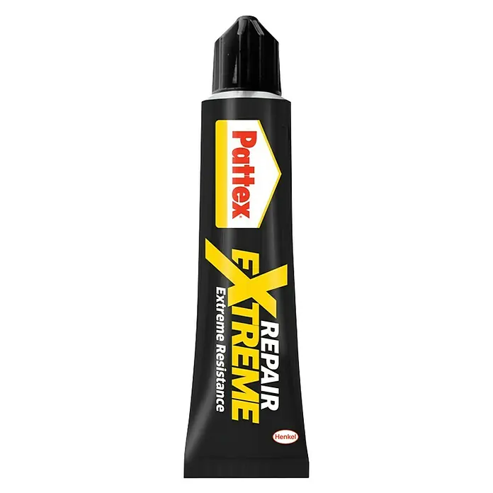 Pattex 100% Repair Spezialkleber - 20 g - Eine Tube Pattex Extreme Repair, ein starker Klebstoff für Reparaturen, mit hoher Widerstandsfähigkeit.
