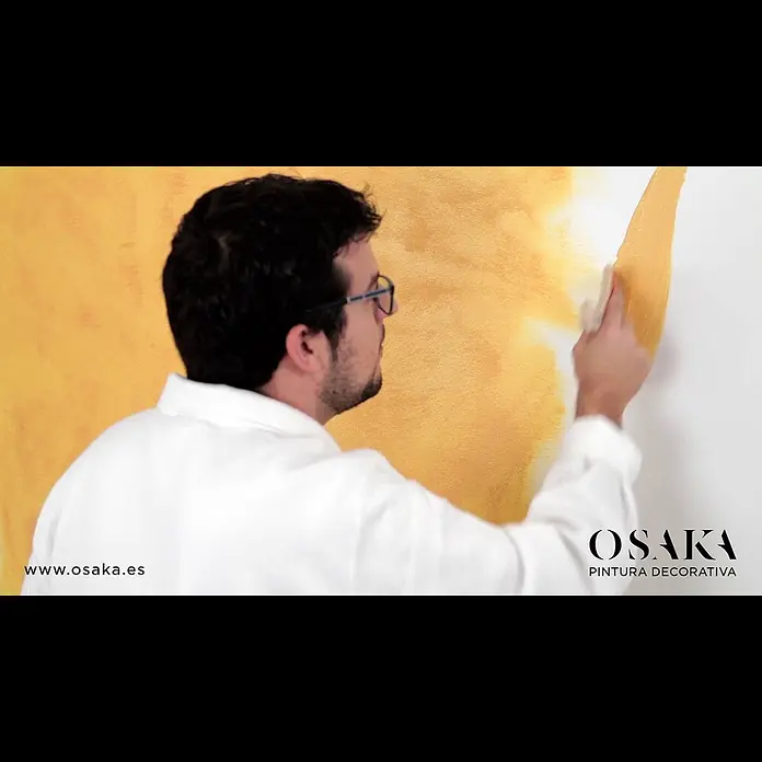 Osaka Pintura para efectos decorativos Arena - 5 l, Crema, Mate - Como aplicar correctamente la pintura de alta decoración EFECTO ARENA de OSAKA