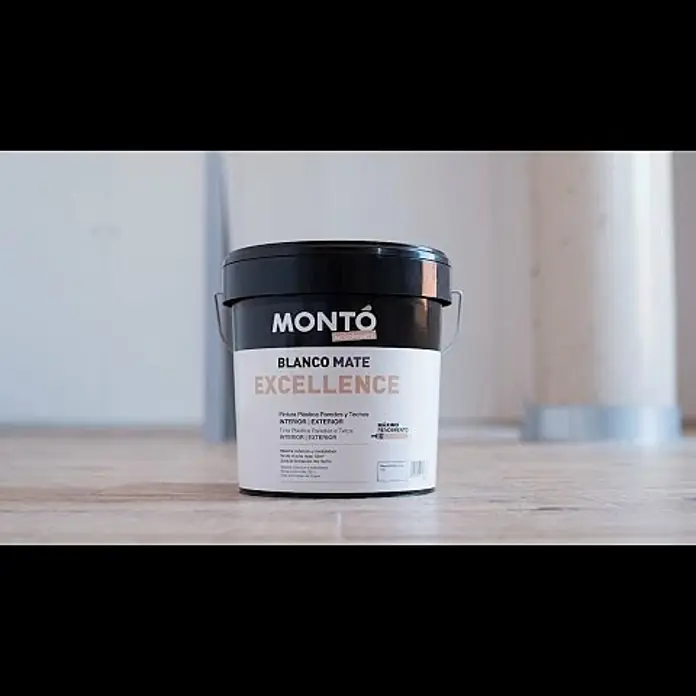 Montó Bricolovers Pintura para paredes y techos Excellence - Blanco, Mate, 15 l - Pintura blanca Excellence Montó Bricolovers