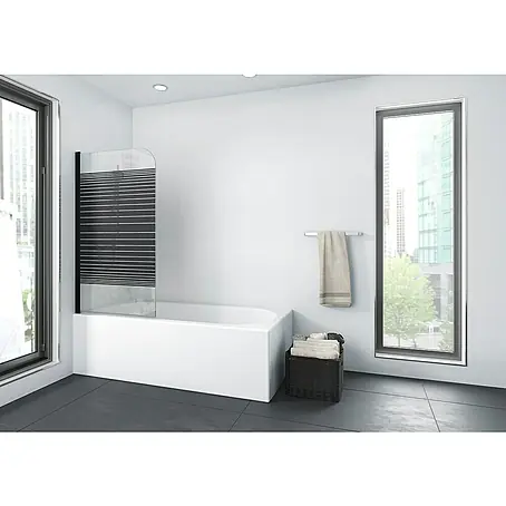 Aurlane  Badewannenaufsatz Black Lines