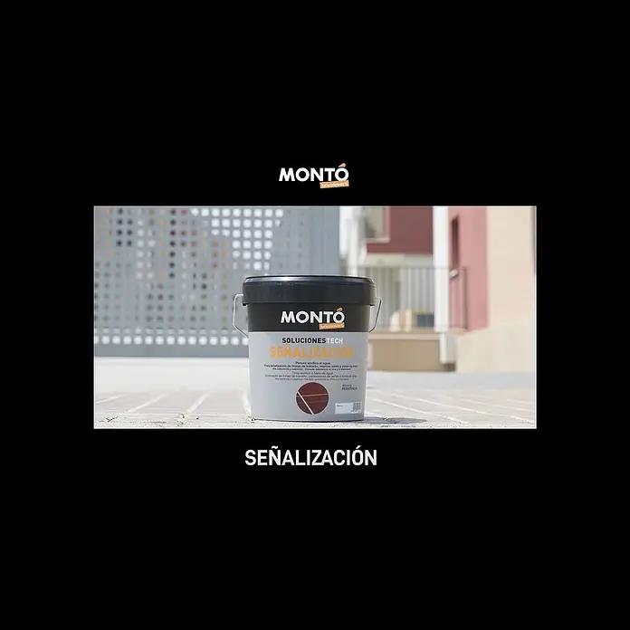Montó Bricolovers Pintura de señalización Soluciones Tech - Amarillo, 750 ml - Pintura de Señalización Montó Bricolovers