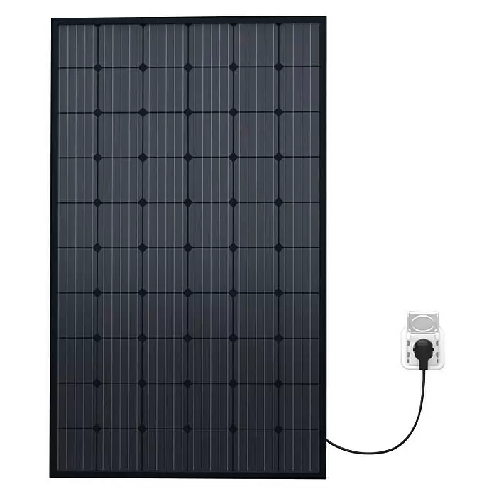 Green Solar Schuko-Stecker - Passend für: Balkonkraftwerke mit MC4 Kupplung - Vorderansicht