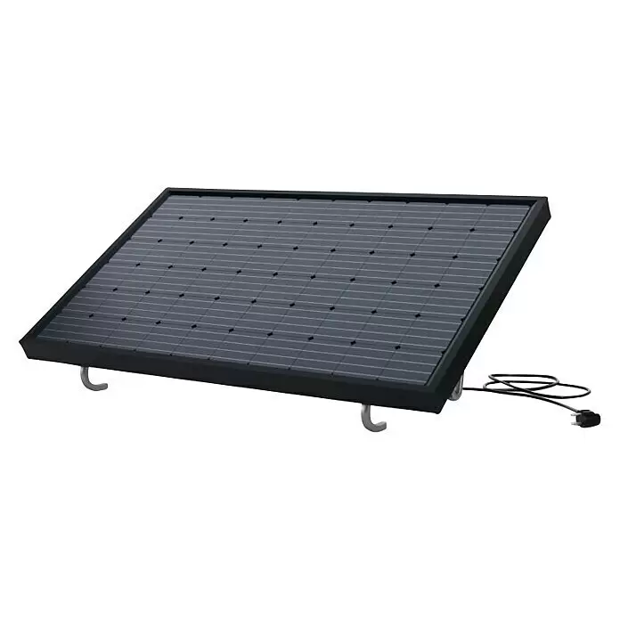 Green Solar Bodenaufsteller - Passend für: Green Solar Solarmodul 300 (325 Wp) mono black - Diagonale Ansicht