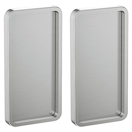 Diamond Doors Griffmuschel Square (Edelstahloptik matt, 115 x 58 mm)