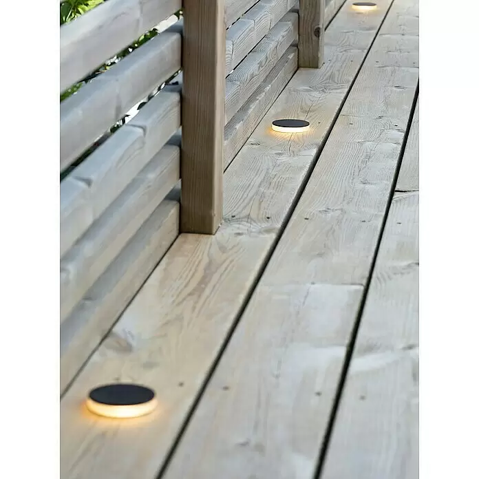 Garden 24 LED-Einbauspot - Warmweiß, Schwarz - Stimmungsaufnahme