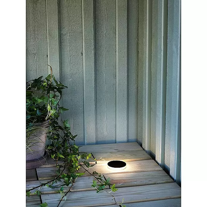 Garden 24 LED-EinbauspotWarmweiß, Schwarz