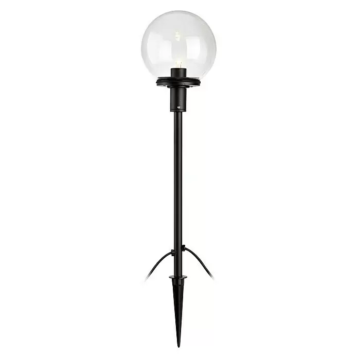 Garden 24 LED-Wegeleuchte - Schwarz, Höhe: 60 cm, Warmweiß - Vorderansicht