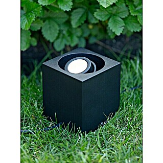 Garden 24 LED-Wegeleuchte (Schwarz, Höhe: 10,3 cm, Warmweiß)