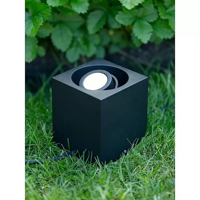 Garden 24 LED-Wegeleuchte - Schwarz, Höhe: 10,3 cm, Warmweiß - Stimmungsaufnahme