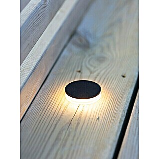 Garden 24 LED-Wegeleuchte (Schwarz, Höhe: 10 cm, Warmweiß)