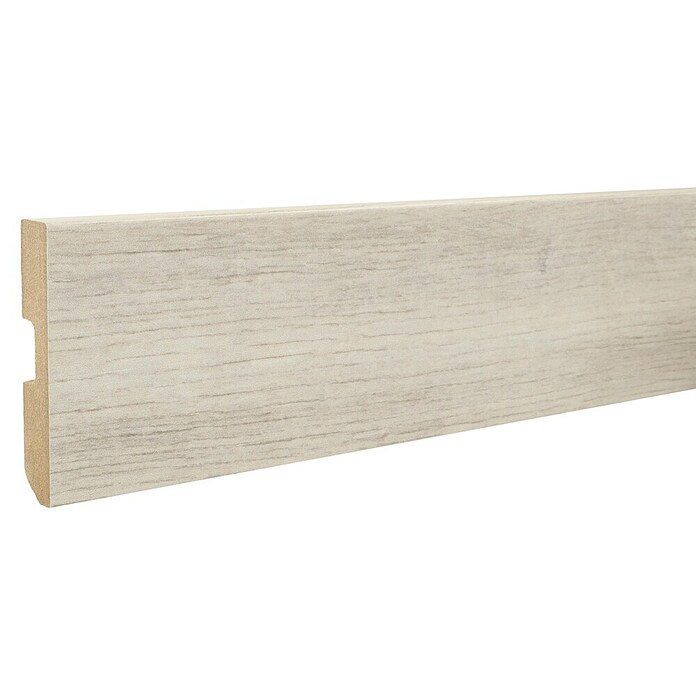 LOGOCLIC Rodapié Roble Thermes / Vivaldi (220 cm x 15 mm x 80 mm, MDF) | BAUHAUS