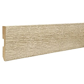 LOGOCLIC Rodapié Roble Selva (220 cm x 15 mm x 80 mm, MDF)