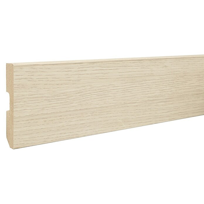 LOGOCLIC Rodapié Roble Lunar (220 cm x 15 mm x 80 mm, MDF) | BAUHAUS