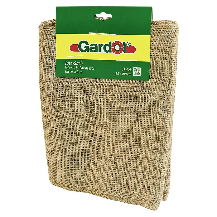 Gardol Gartensack - Natur, 60 cm - Jutesack der Marke Gardol, ideal zum Schutz von Pflanzen im Winter. Das Produkt ist 60 x 100 cm groß und aus Jute.
