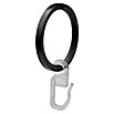 Flachring (Anthrazit, Geeignet für: Gardinenstangen Ø 20 mm, 10 Stk., Metall) | BAUHAUS