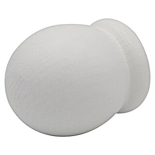 Endstück Rill-Ball (Weiß, Durchmesser: 2,8 cm)