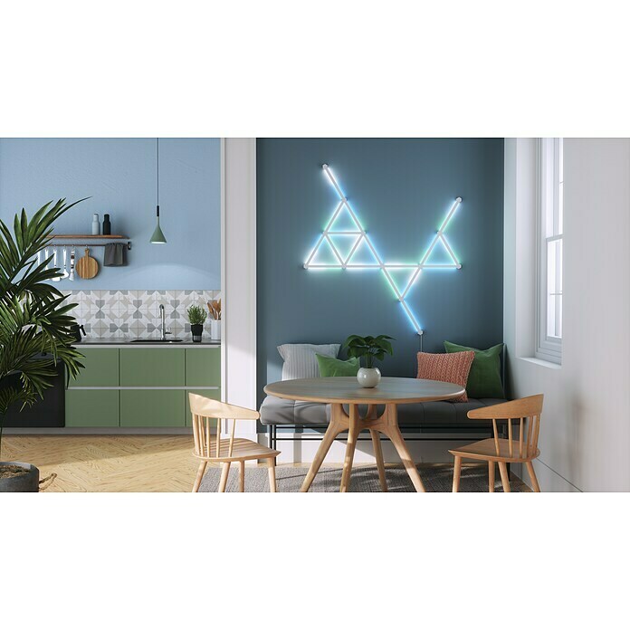 Nanoleaf Starterkit Lines 60 Degrees 15 Lines (15 Stk., Weiß, RGBW) | BAUHAUS