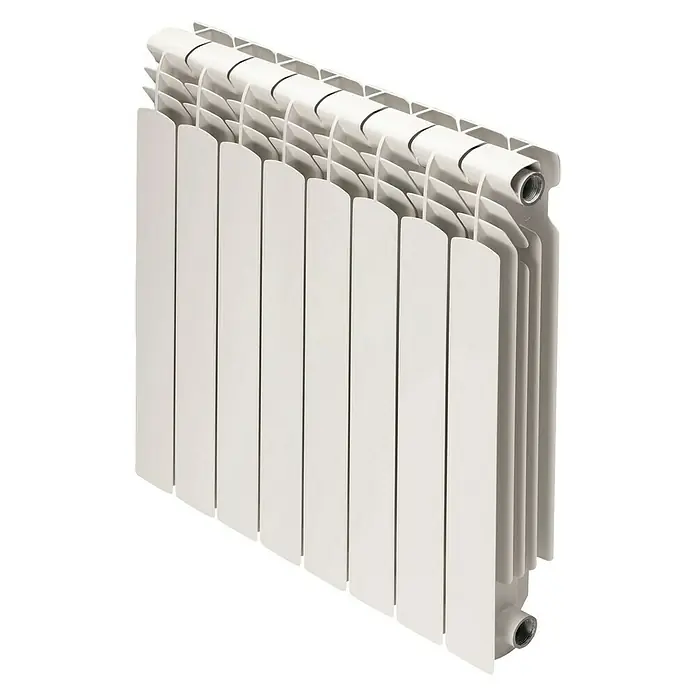 Cointra Radiador de agua Orion HP - 8 elementos, 850 W, An x Al: 64 x 58,15 cm - Radiador de aluminio con múltiples aletas para la disipación de calor. Apto para hogares y oficinas para una calefacción eficiente.