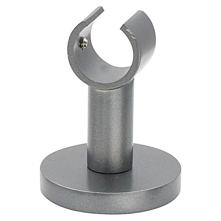 Deckenträger Rohr und Profil (Anthrazit, Geeignet für: Gardinenstangen Ø 20 mm)