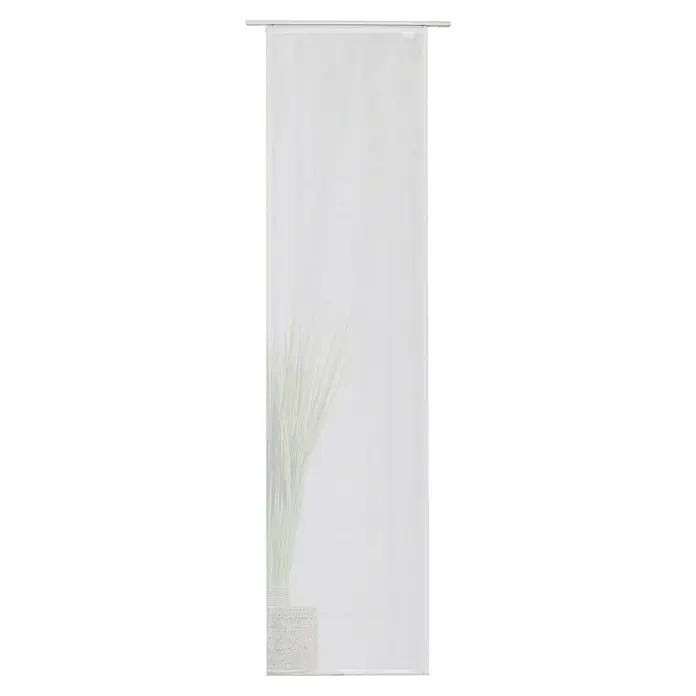 Expo Ambiente Flächenvorhang Pure - Weiß, Kunststoff, B x H: 60 x 245 cm, Aufhängung: Klettband - Ein elegantes, transparentes Flächenvorhang-Panel, das Licht durchlässt und gleichzeitig Privatsphäre bietet. Ideal für moderne Wohnräume.