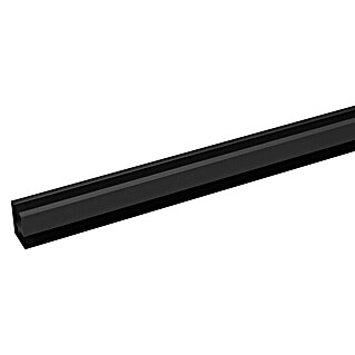 Gardinenprofil Smart-Set (Anzahl Läufe: 1 Stk., Schwarz, Länge: 120 cm, Aluminium)
