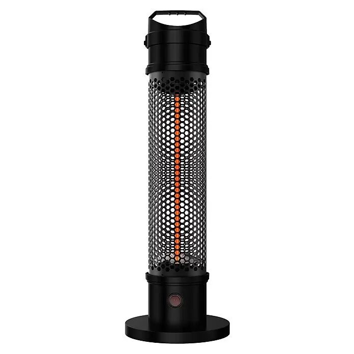 Voltomat HEATING Infrarot-Heizstrahler1.000 W, IP44, Außen, Schwarz Front View