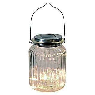 BAUHAUS Solarni kozarec (Svetlobna veriga, IP44, Število LED diod: 12 kos, Barva svetlobe: Topla bela)