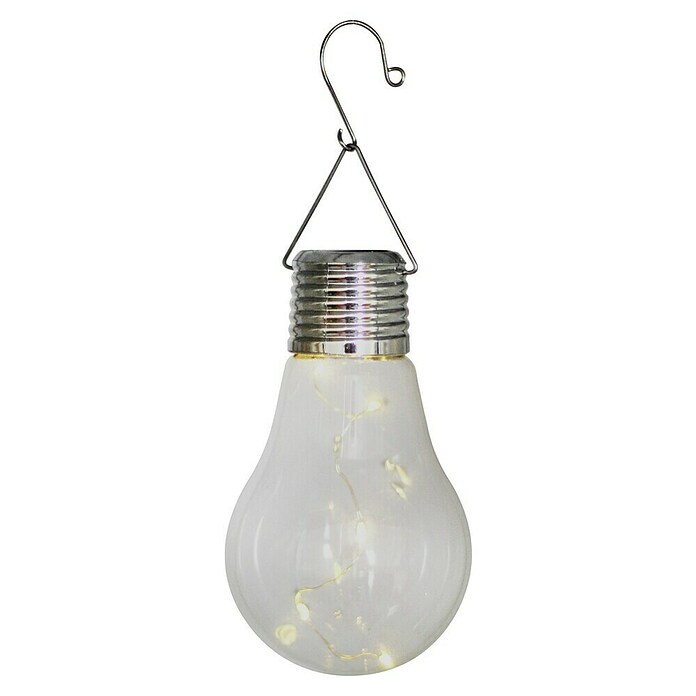 BAUHAUS Solarna svjetiljka Bulb (0,05 W, Topla bijela, Ø x V: 7 x 13,5 cm)