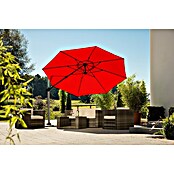 Schneider Premium Ampelschirm rund Bermuda (Rot, Durchmesser Bespannung: 350 cm) | BAUHAUS