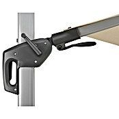 Schneider Premium Ampelschirm rund Bermuda (Natur, Durchmesser Bespannung: 350 cm) | BAUHAUS