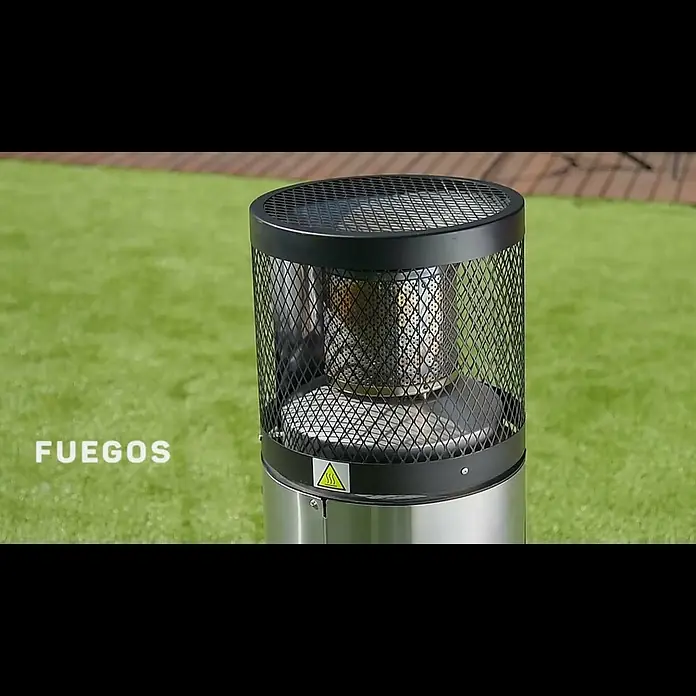Enders Estufa de exterior Polo - 3 kW - 6 kW, Altura: 115 cm - BUTSIR | Estufa de terraza #Polo