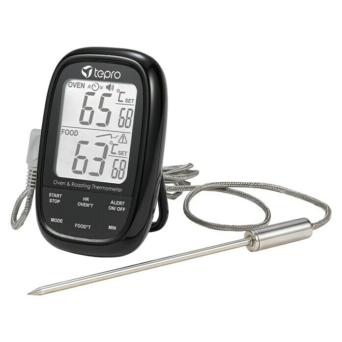 Tepro Grill-Thermometer Dual Sensor (Digital, Batteriebetrieben) | BAUHAUS
