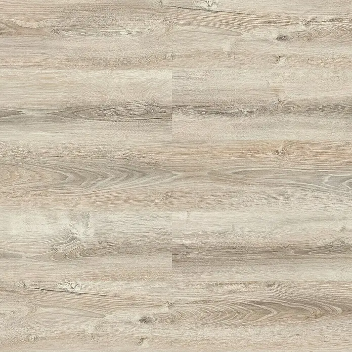 LOGOCLIC Laminado Roble Glasgow - 1.380 x 193 x 8 mm, AC4 - Textura de madera clara: Suelo laminado con un suave veteado de madera, ideal para un espacio habitable moderno y acogedor.